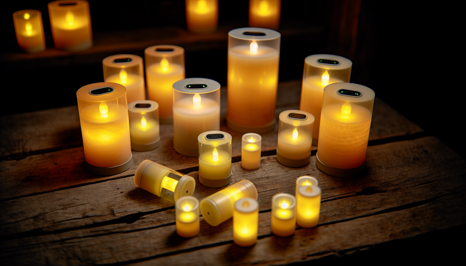 Battery-operated candles
